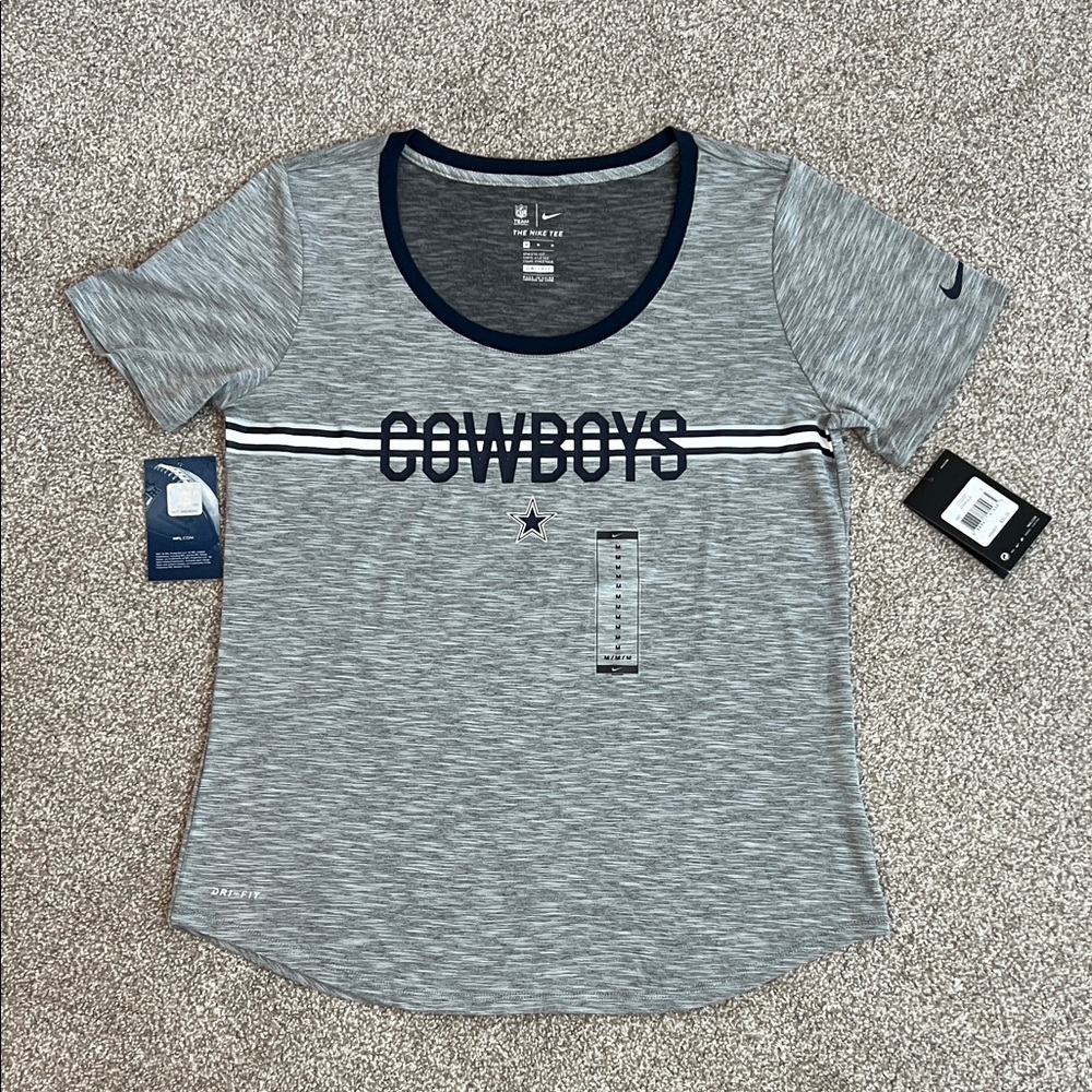Nike Heather Gray Cowboys Tee‎